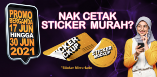 UPrint JUN 2021 Promo Berganda – Cetak Sticker Murah Harga Kilang!