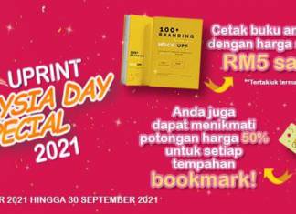 UPrint Malaysia Day Special 2021 cetak buku murah