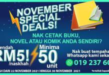 UPrint November Special Deals! Print On Demand Cetak Buku Murah