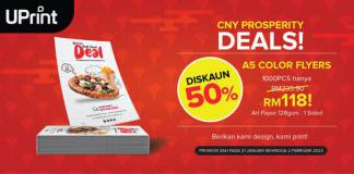 PROMOSI TAHUN BARU CINA 2022! DISKAUN 50% UNTUK FLYERS A5 1000PCS!