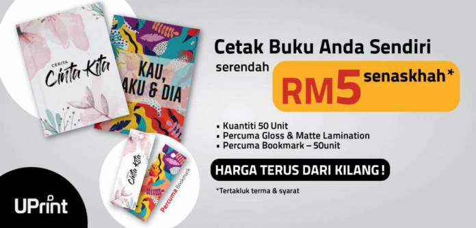 POD Buku RM5 Cetak buku murah